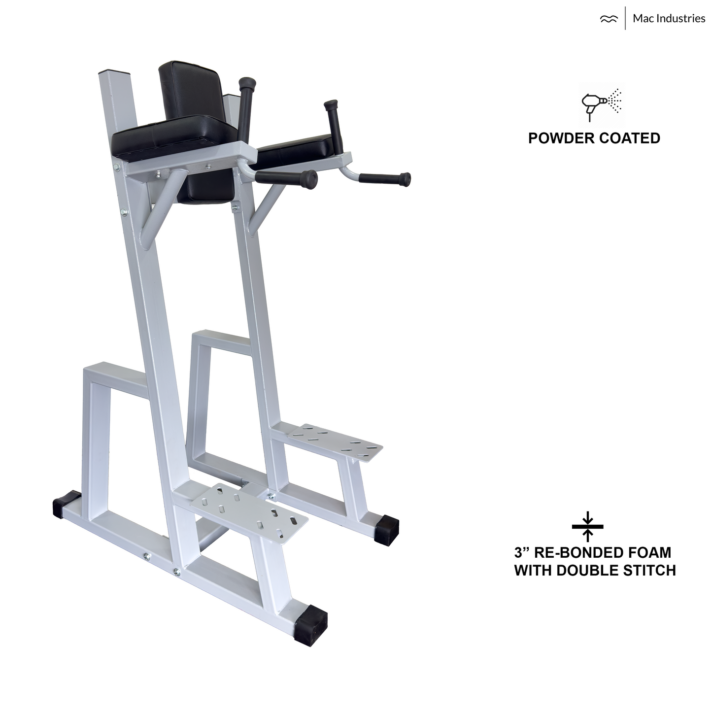 Mac - 6018 - Dip Station With Vertical Knee Raise