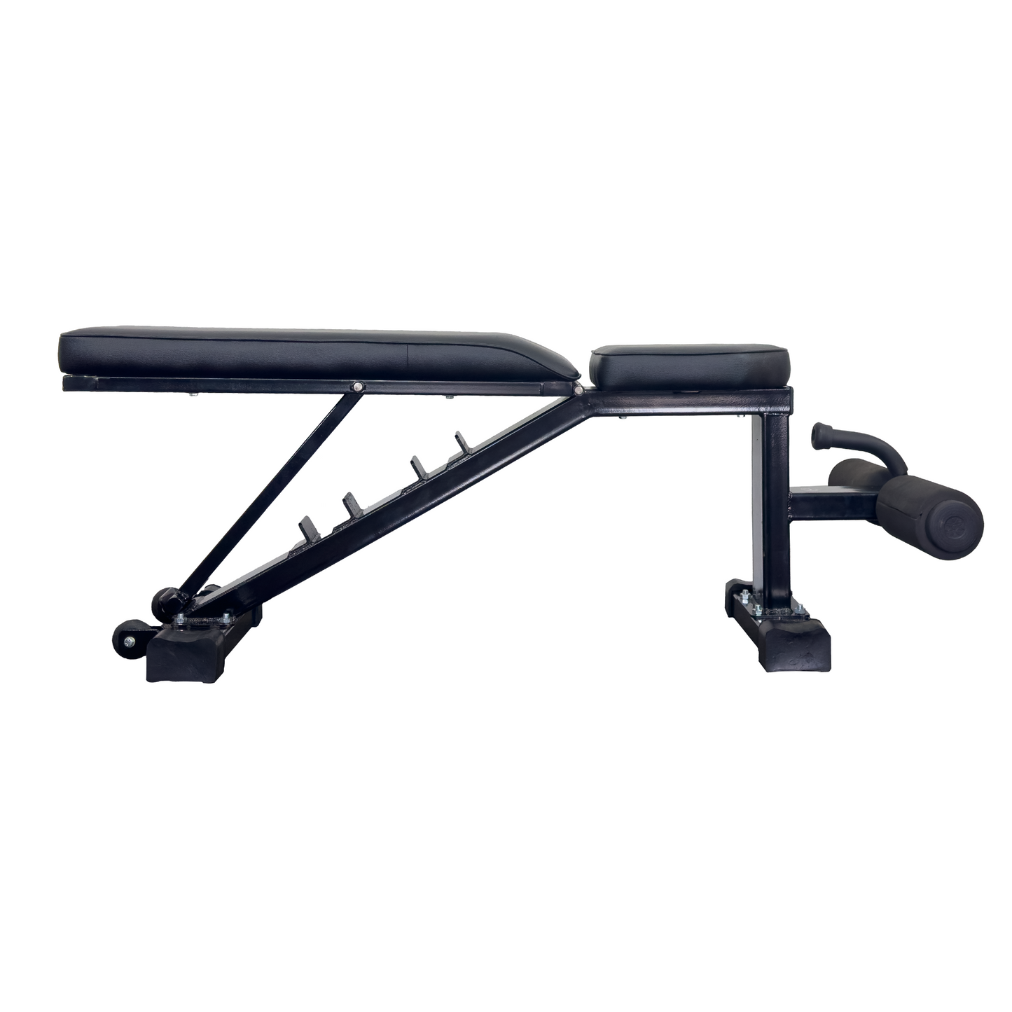 Mac - 6011 - Adjustable Utility Heavy Bench (Flat, Incline & Decline) - 6 Steps Adjustable, Home & Gym Purpose