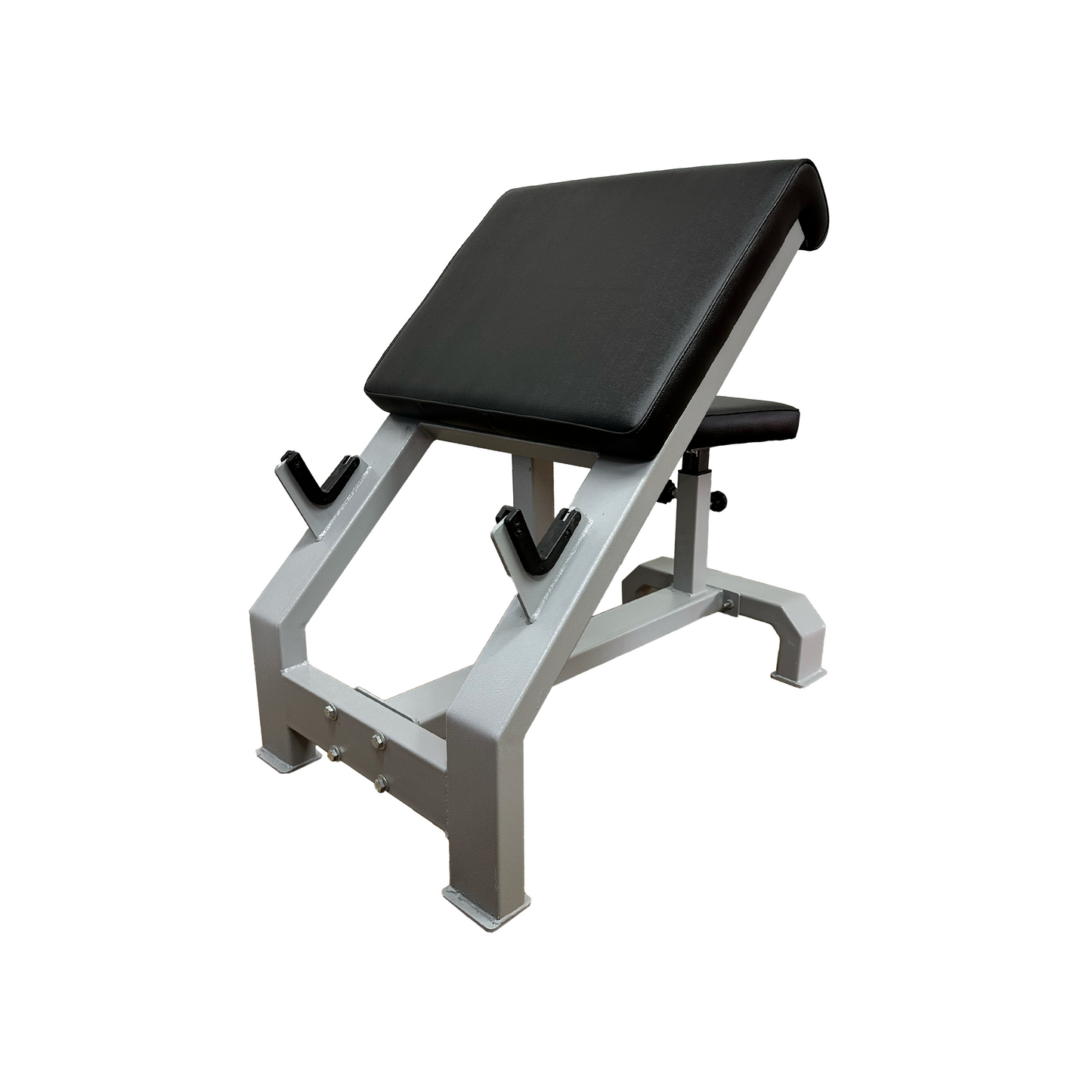 Mac - 8010A - Preacher Curl Flat Bench with Olympic rod Holder, Bicep Curl, Forearm for Gym & Home (Heavy Duty) - Max Weight Capacity : 450 Kg