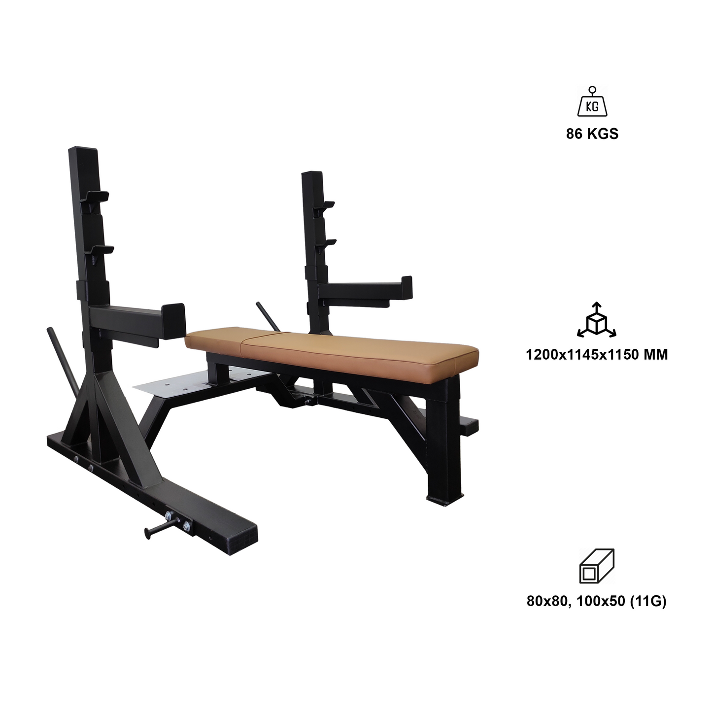 Mac - 6001 - Power Lifting Bench, Competition Bench (Home & Commercial Purpose)