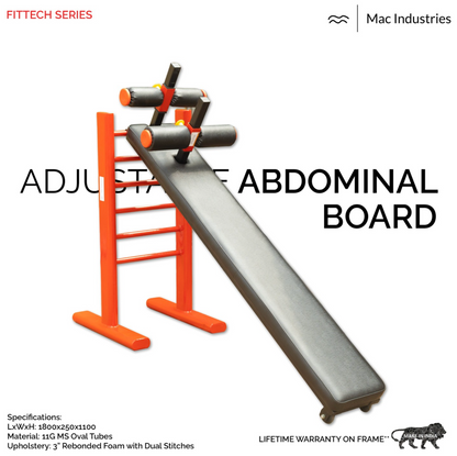 Mac - BRF6007 - Abdominal Crunches Board, Ab-Board Sit-up Bench for Home & Commercial Purposes